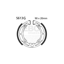 Zapatas moto EBC ranuradas S613G | Para off-road, quad y UTV