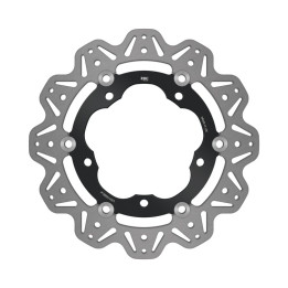 Disco moto EBC Vee-Rotor VR4166BLK | Perfil V y buje de color