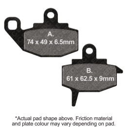 Pastillas moto EBC Sinterizadas R FA130R | ATV, quad y campo