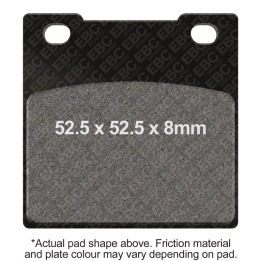 Pastillas moto EBC Orgánicas FA161 | Homologadas ECE R90