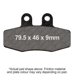 Pastillas moto EBC Orgánicas FA132 | Homologadas ECE R90