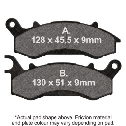 Pastillas moto EBC Sinterizadas R FA731R | ATV, quad y campo