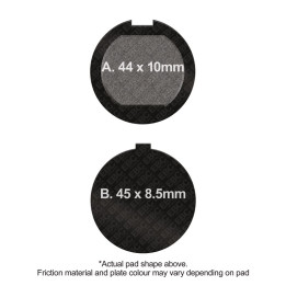 Pastillas moto EBC Orgánicas FA56 | Homologadas ECE R90