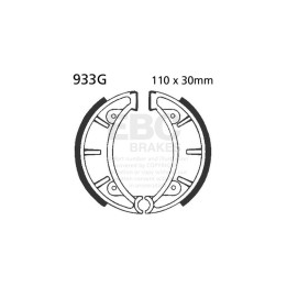 Zapatas moto EBC ranuradas 933G | Para off-road, quad y UTV