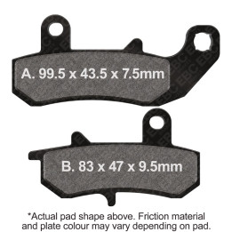 Pastillas moto EBC Sinterizadas R FA157R | ATV, quad y campo
