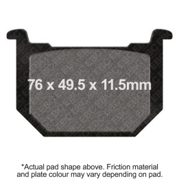Pastillas moto EBC Orgánicas FA051 | Homologadas ECE R90