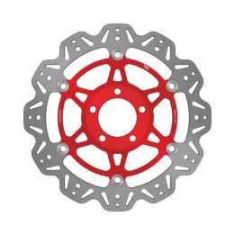 Disco moto EBC Vee-Rotor VR3006RED | Perfil V y buje de color