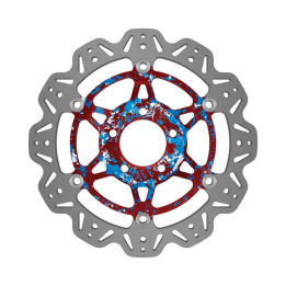 Disco moto EBC Vee-Rotor VR3006CHBR | Perfil V y buje de color