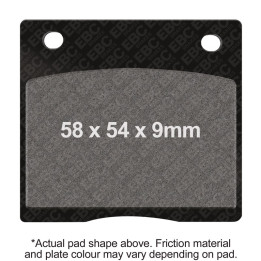 Pastillas moto EBC Orgánicas FA036 | Homologadas ECE R90