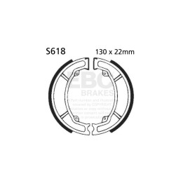 Zapatas de freno moto EBC S618 | Recambio freno de tambor