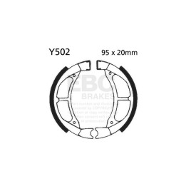 Zapatas de freno moto EBC Y502 | Recambio freno de tambor