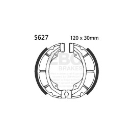 Zapatas de freno moto EBC S627 | Recambio freno de tambor