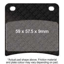 Pastillas moto EBC Orgánicas FA146 | Homologadas ECE R90