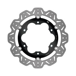 Disco moto EBC Vee-Rotor VR629BLK | Perfil V y buje de color