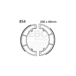 Zapatas de freno moto EBC 854 | Recambio freno de tambor