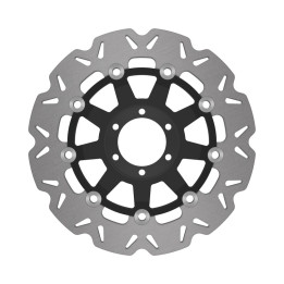 Disco moto EBC Vee-Rotor VR890BLK | Perfil V y buje de color