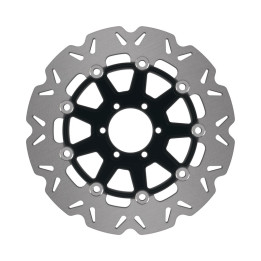 Disco moto EBC Vee-Rotor VR678BLK | Perfil V y buje de color