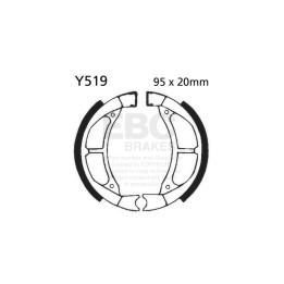Zapatas de freno moto EBC Y519 | Recambio freno de tambor
