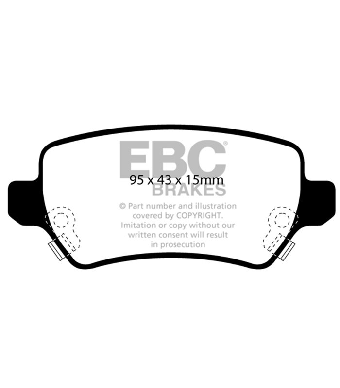Pastilla Freno EBC Ultimax Trasera DP1447