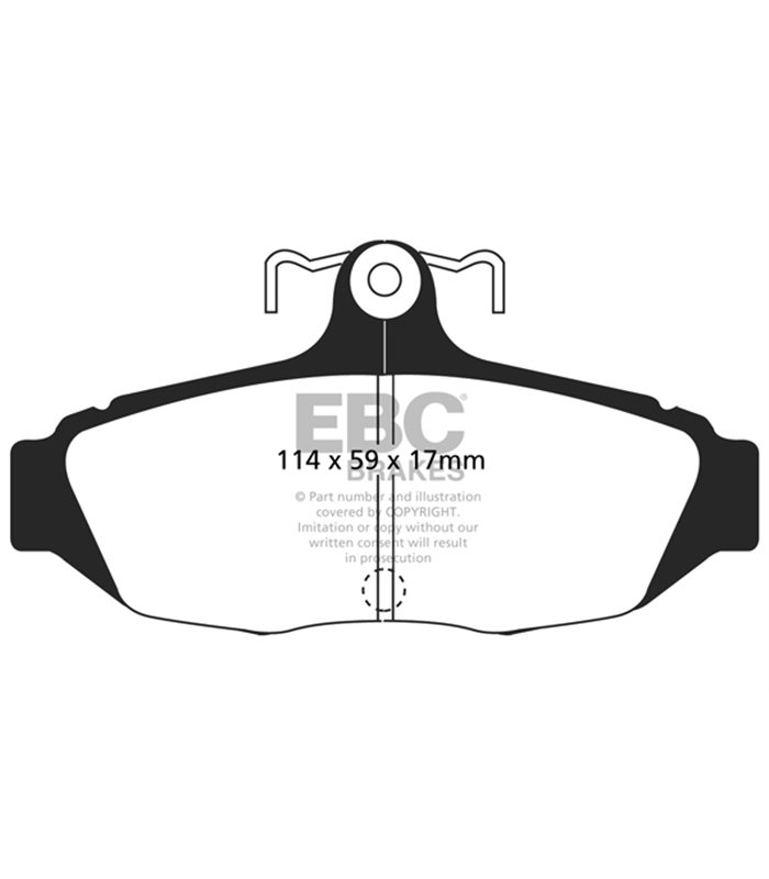 Pastilla Freno EBC Ultimax Trasera DP1172