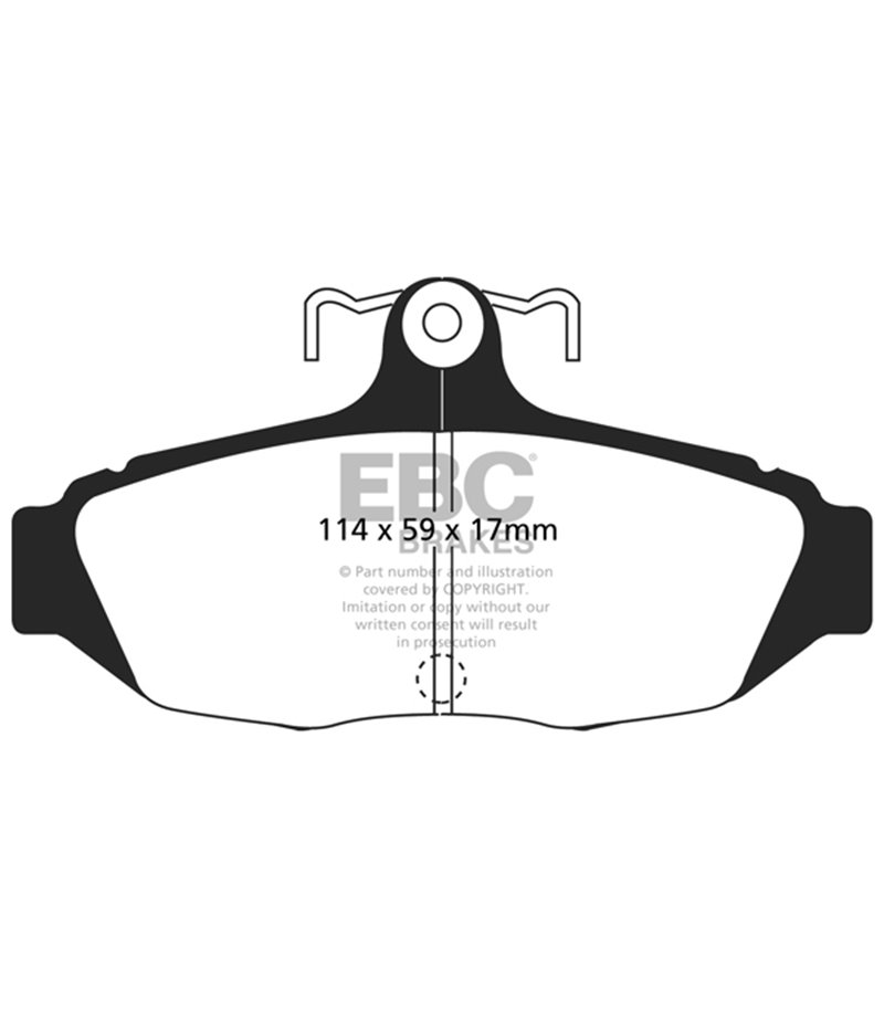 EBC Pastiglie Freno A Disco Per MTB - Grimeca System 1/15, Modello CFA309R