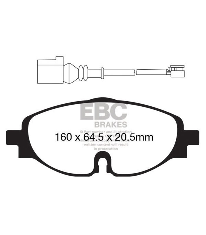 Pastilla Freno EBC Ultimax Delantera DPX2150