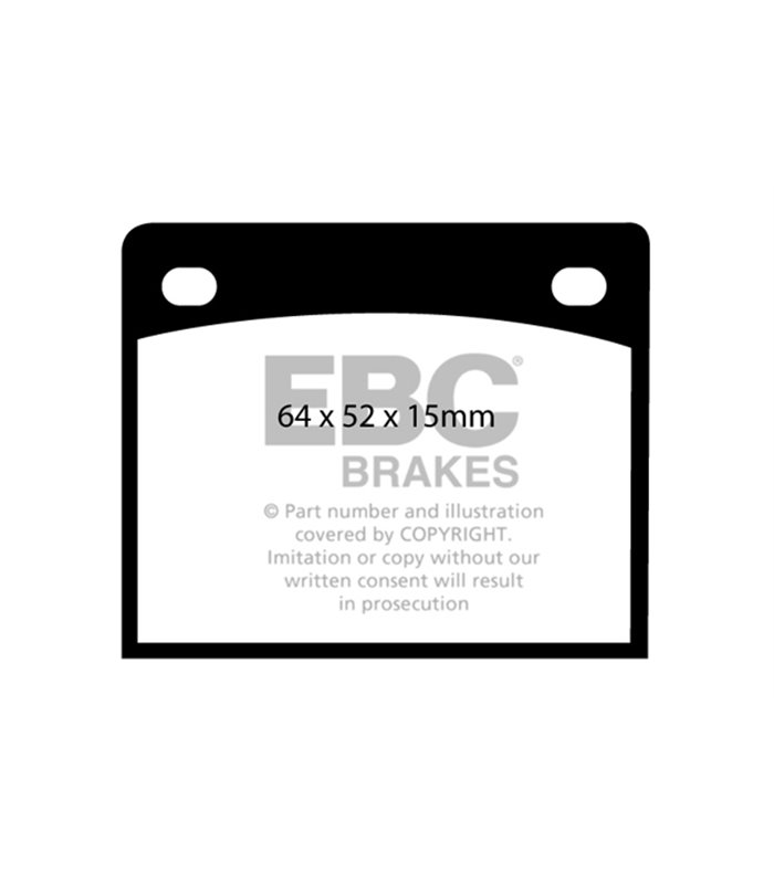 Pastilla Freno EBC Ultimax Delantera DP198