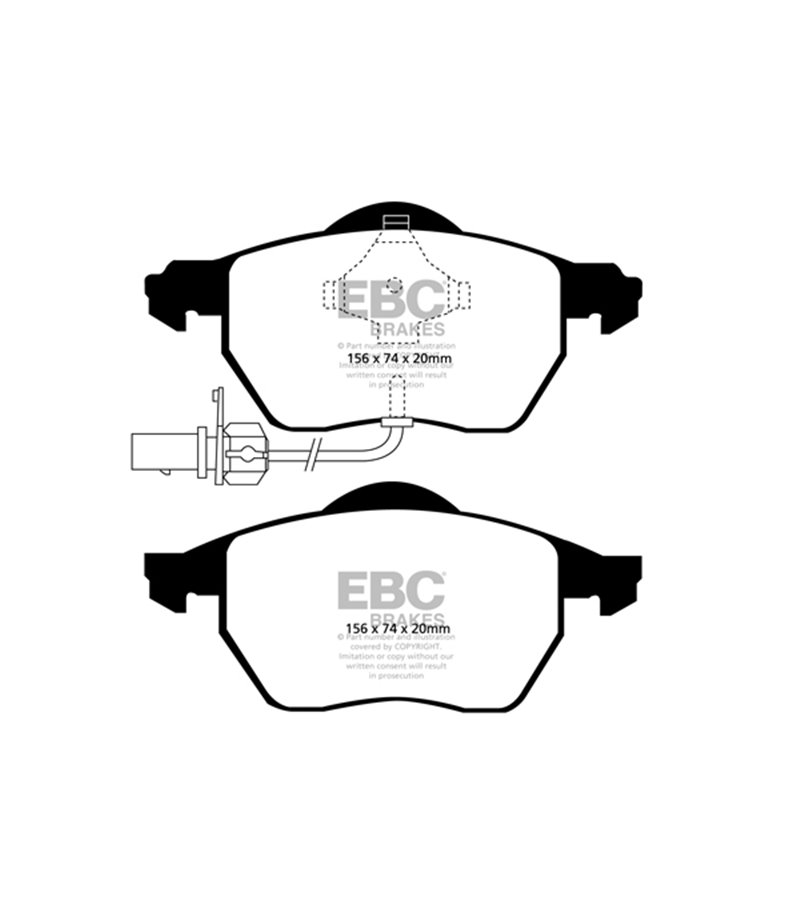 Pastillas De Freno Delanteras EBC GreenStuff Para Ford Sierra 2.0 (1987-1990) – Ref. DP2415
