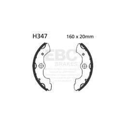 Zapatas de freno moto EBC H347 | Recambio freno de tambor