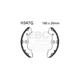 Zapatas moto EBC ranuradas H347G | Para off-road, quad y UTV