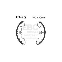 Zapatas moto EBC ranuradas H342G | Para off-road, quad y UTV