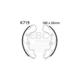 Zapatas de freno moto EBC K719 | Recambio freno de tambor