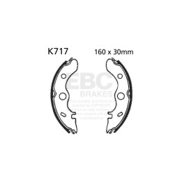 Zapatas de freno moto EBC K717 | Recambio freno de tambor