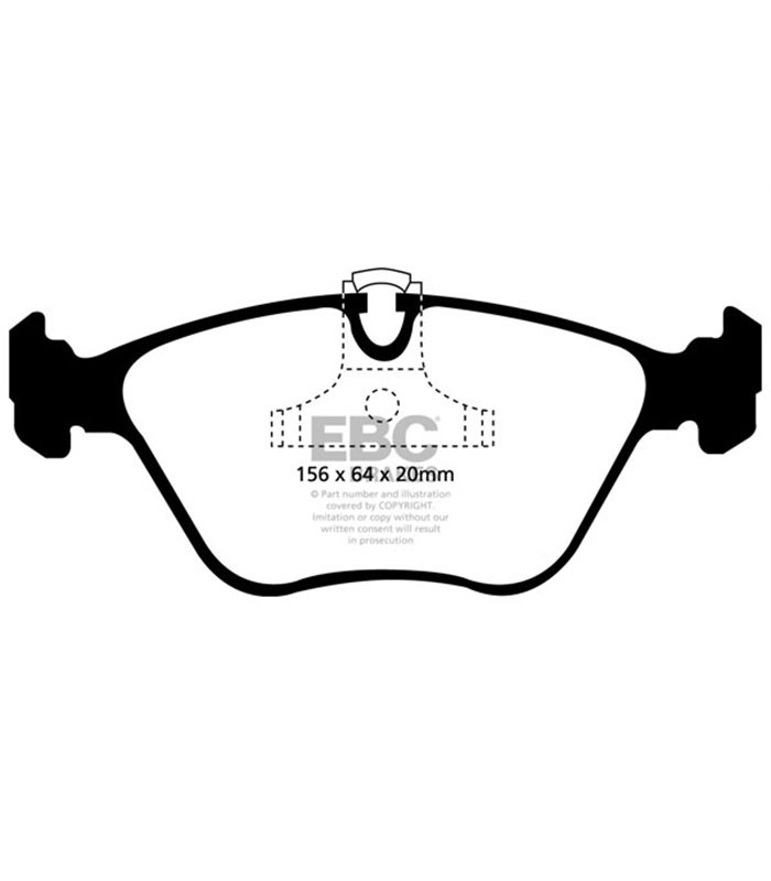 Pastilla Freno EBC RedStuff Delantera DP31089C