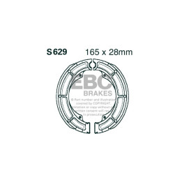 Zapatas de freno moto EBC S629 | Recambio freno de tambor