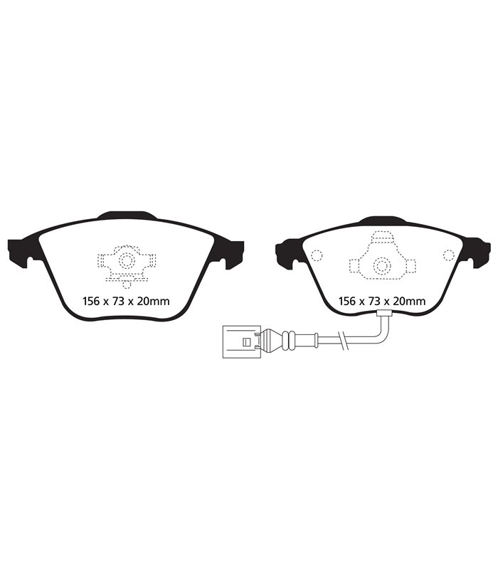 Pastilla Freno EBC RedStuff Delantera DP31594C