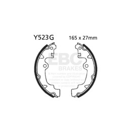Zapatas moto EBC ranuradas Y523G | Para off-road, quad y UTV