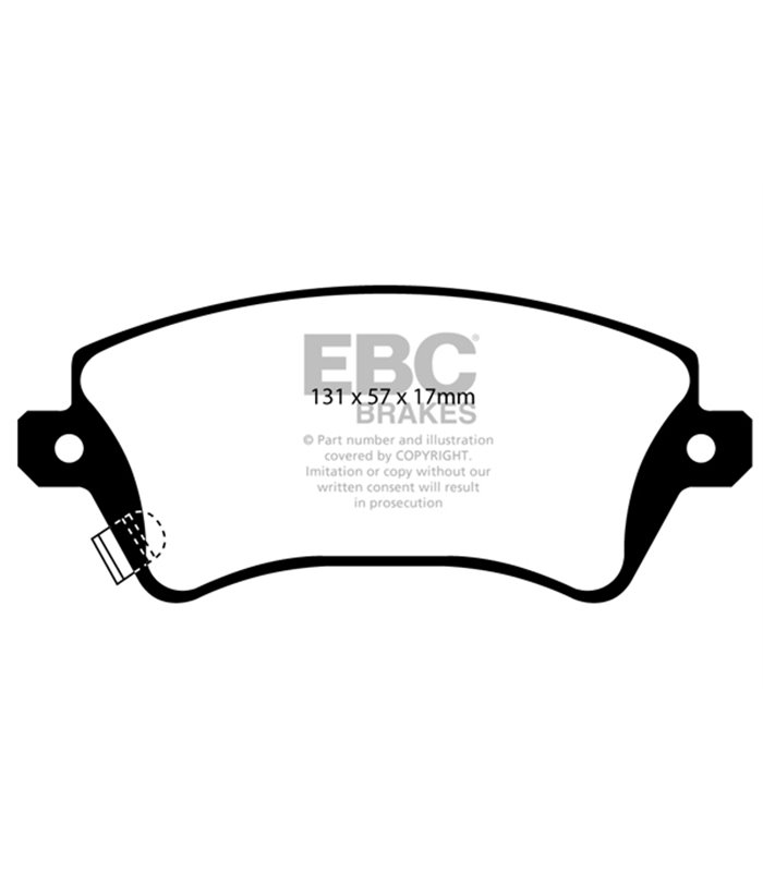 Pastilla Freno EBC YellowStuff Delantera DP41457R