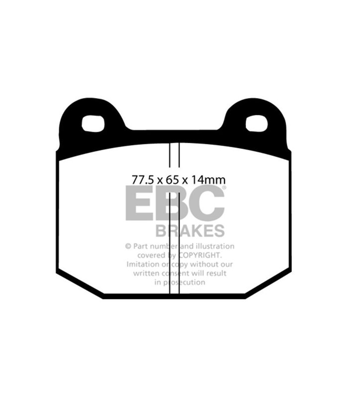 Pastilla Freno EBC YellowStuff Delantera DP4197/2R