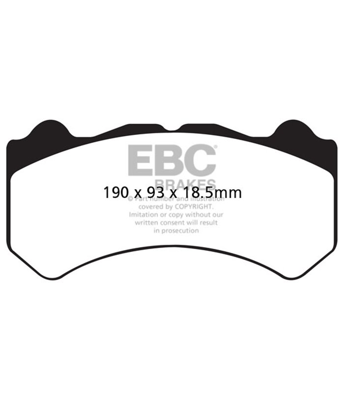 Pastilla Freno EBC YellowStuff Delantera DP41983R