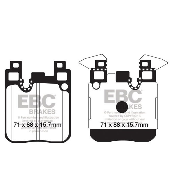Pastilla Freno EBC YellowStuff Trasero DP42133R