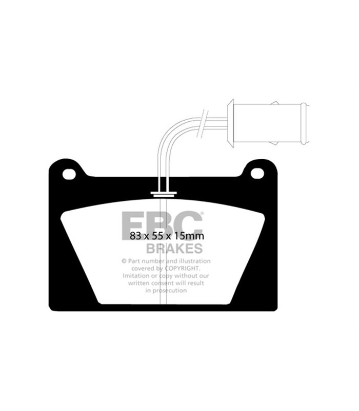 Pastilla Freno EBC YellowStuff Delantera DP4627R