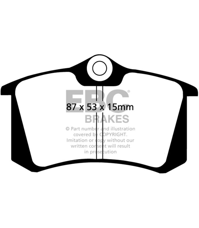 Pastilla Freno EBC YellowStuff Trasero DP4680R