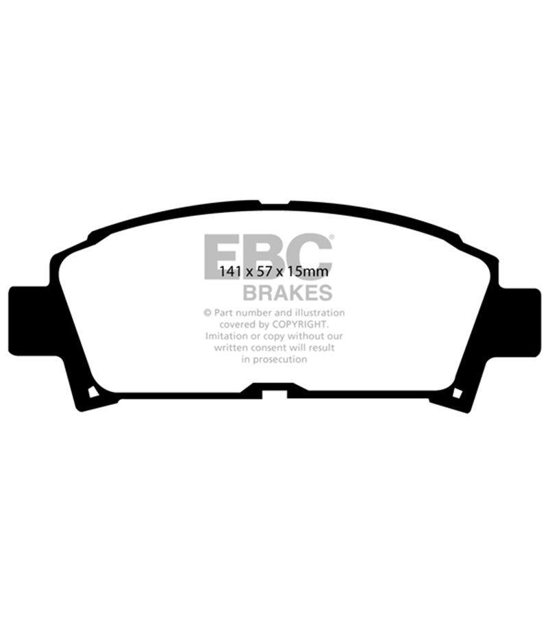 Kit Completo Pastillas De Freno EBC Yellowstuff Delanteras Y Traseras Para BMW E38 740i/iL (95-01) - Alto Rendimiento En Pista Y Calle