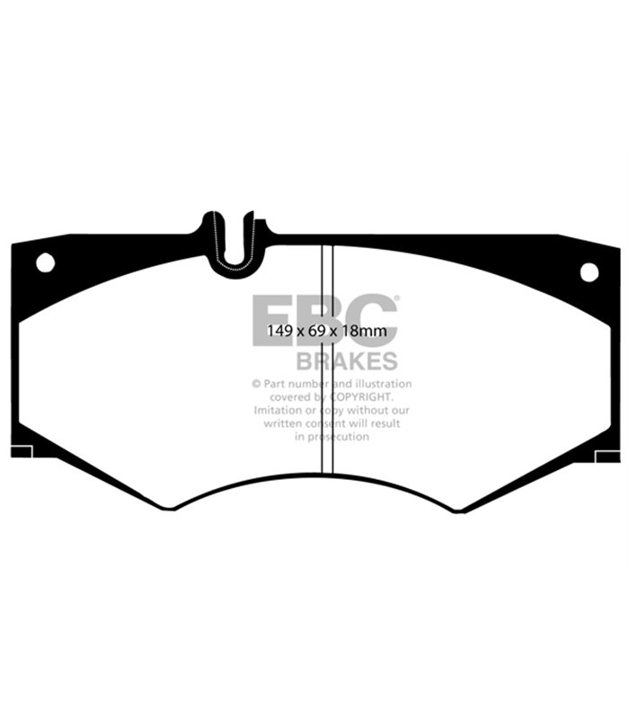 Pastilla Freno EBC BlueStuff Delantera DP5413NDX