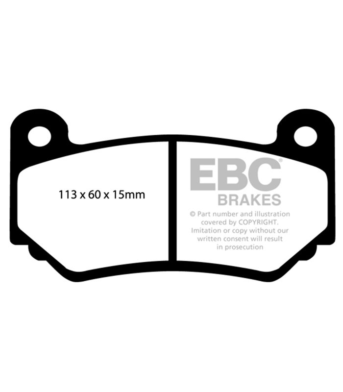 Pastilla Freno EBC OrangeStuff Delantera DP91377